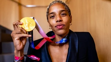 Aterrizó la reina Yulimar Rojas en Venezuela (+VIDEO)