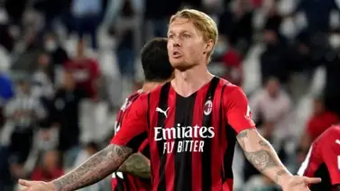 Kjaer se retira con problemas musculares a nueve días del Milan-Atlético Kjaer se retira con problemas musculares a nueve días del Milan-Atlético