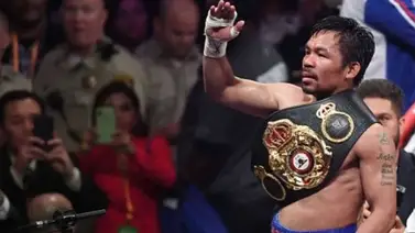 Pacquiao se retira: "Mi tiempo en el boxeo se ha acabado" Pacquiao se retira: "Mi tiempo en el boxeo se ha acabado"