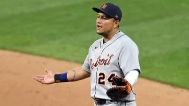 Miguel Cabrera hace de la primera base su trono