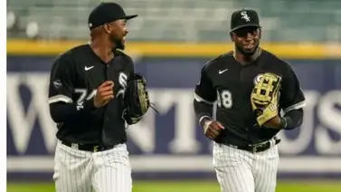 Luis Robert y Eloy Jiménez dan título a Medias Blancas Luis Robert y Eloy Jiménez dan título a Medias Blancas