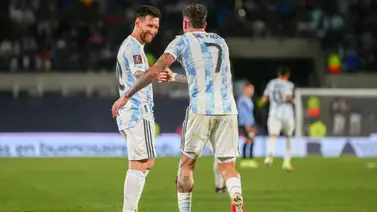 Messi marca su gol número 80 en la goleada a Uruguay Messi marca su gol número 80 en la goleada a Uruguay