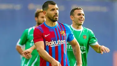Agüero suma sus primeros minutos como blaugrana e inaugura su marca goleadora Agüero suma sus primeros minutos como blaugrana e inaugura su marca goleadora