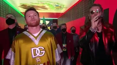 Canelo entra al ring al ritmo de Maná Canelo entra al ring al ritmo de Maná