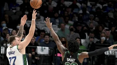 Mavs superan a los Celtics con triple agónico de Doncic