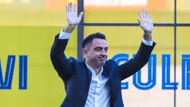 Xavi es presentado en el Camp Nou por todo lo alto (+VIDEO) Xavi es presentado en el Camp Nou por todo lo alto (+VIDEO)