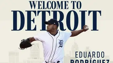Detroit anuncia la contratación del lanzador zurdo Eduardo Rodríguez Detroit anuncia la contratación del lanzador zurdo Eduardo Rodríguez