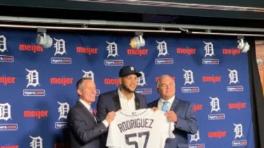 Eduardo Rodríguez presentado como nuevo Tigre