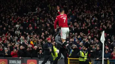 La celebración de Cristiano Ronaldo pasa factura a su rodilla La celebración de Cristiano Ronaldo pasa factura a su rodilla