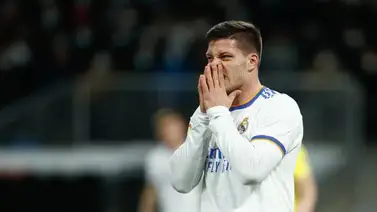 Luka Jovic, nuevo positivo por COVID-19 Luka Jovic, nuevo positivo por COVID-19