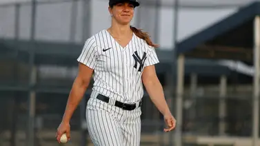 Rob Manfred felicita a Rachel Balkovec Rob Manfred felicita a Rachel Balkovec