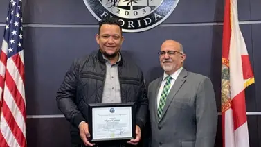 Miguel Cabrera reconocido por las autoridades del Doral Miguel Cabrera reconocido por las autoridades del Doral