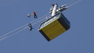 Alberto Winckelmann y su vuelo desde el teleférico de Mérida