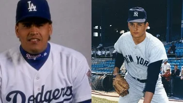 Henry Blanco y su tocayo lanzador en la MLB