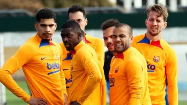 Barcelona se entrena con la mira puesta al Galatasaray Barcelona se entrena con la mira puesta al Galatasaray