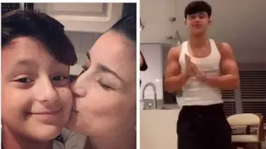 El hijo de la cantante Karina ya es "machito" legal El hijo de la cantante Karina ya es "machito" legal