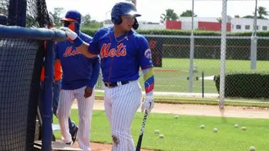 Francisco Álvarez impresionó con su poder al conectar jonrón (VIDEO) Francisco Álvarez impresionó con su poder al conectar jonrón (VIDEO)