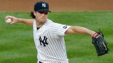 Gerrit Cole conforme con su primera apertura con lo Yankees de Nueva York Gerrit Cole conforme con su primera apertura con lo Yankees de Nueva York