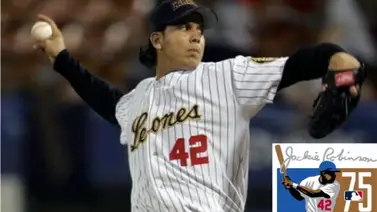 En el Día de Jackie Robinson, Orber Moreno está orgulloso del número 42 En el Día de Jackie Robinson, Orber Moreno está orgulloso del número 42