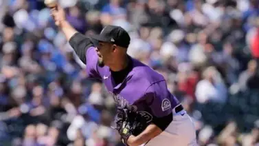 Antonio Senzatela reta a los bates de Cachorros de Chicago Antonio Senzatela reta a los bates de Cachorros de Chicago