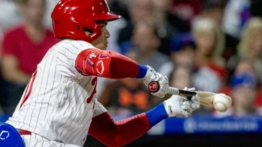 Simón Muzziotti despacha su primer hit en las Grandes Ligas (+ Video)