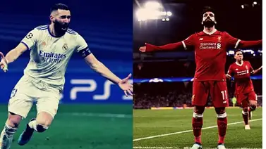 Karim Benzema y Mohamed Salah, solos en la lucha por el Balón de Oro Karim Benzema y Mohamed Salah, solos en la lucha por el Balón de Oro