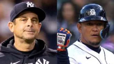 Mánager de Yankees Aaron Boone no quiso ser la víctima de Miguel Cabrera