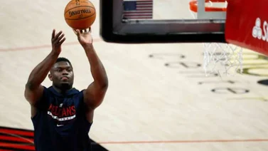 El entrenamiento de Zion Williamson hace soñar a los fans de New Orleans (+video)