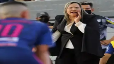 Una "Domadora de Fieras" desde la línea lateral Una "Domadora de Fieras" desde la línea lateral