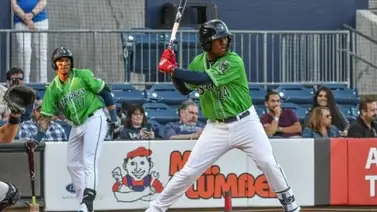 Ronald Acuña Jr regresa a la acción en Triple A Ronald Acuña Jr regresa a la acción en Triple A