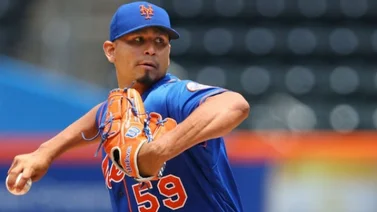 Carlos Carrasco no tuvo suerte en su apertura de hoy