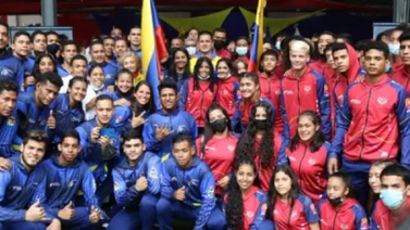 Delegación venezolana vía a los Juegos Suramericanos de la juventud 2022