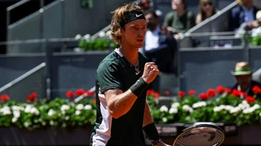 Rublev vence y avanza a cuartos de final del Madrid Open