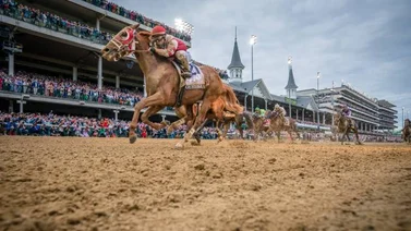 Venezolano Sonny León sorprende con Rich Strike en el Kentucky Derby 2022
