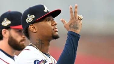 MLB: Ronald Acuña Jr. fuera del lineup por molestias físicas  (+Video)