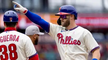 MLB: Bryce Harper genera preocupación a los Filis de Filadelfia MLB: Bryce Harper genera preocupación a los Filis de Filadelfia