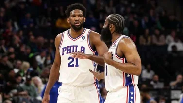 Embiid explota en contra de Harden: "Ya no es el de Houston"
