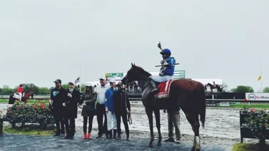Samuel Marín logra su primer triunfo en Estados Unidos en un Stakes