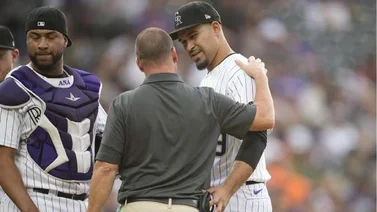 MLB: Antonio Senzatela se lesiona en el partido contra San Francisco