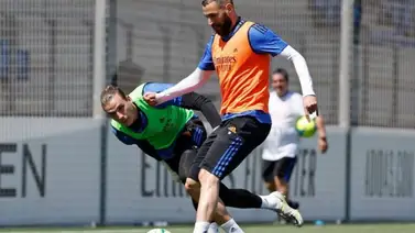 Benzema regresa a los entrenamientos Benzema regresa a los entrenamientos