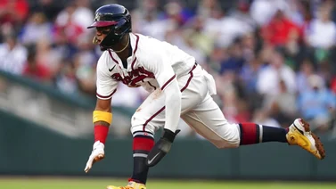 Ronald Acuña Jr. sorprende a los Bravos con su velocidad