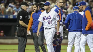 ¡Tambalean los Mets! Max Scherzer se retira con molestias en el lado izquierdo