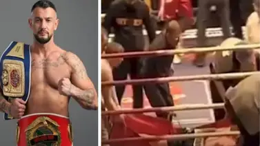 Muere boxeador en pleno ring por un infarto (+Video) Muere boxeador en pleno ring por un infarto (+Video)