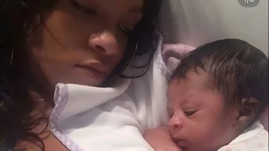 ¡La cantante Rihanna parió su muchacho!