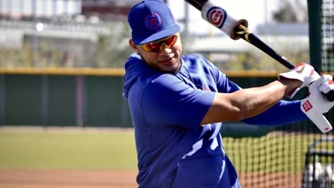 Willson Contreras salió lesionado en el choque ante Arizona