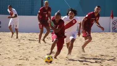 La Vinotinto de fútbol playa se impuso ante Perú 3 a 2 La Vinotinto de fútbol playa se impuso ante Perú 3 a 2