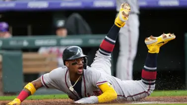 Ronald Acuña Jr. Ya batea para 300 con los Bravos Ronald Acuña Jr. Ya batea para 300 con los Bravos