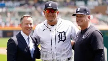 MLB: Miguel Cabrera es homenajeado por los Tigres de Detroit MLB: Miguel Cabrera es homenajeado por los Tigres de Detroit