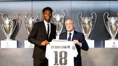 El Real Madrid presenta por todo lo alto a Aurélien Tchouaméni (+VIDEO) El Real Madrid presenta por todo lo alto a Aurélien Tchouaméni (+VIDEO)