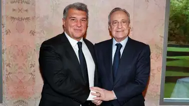 Florentino Pérez habla sobre el Barcelona: "Creo que sí pueden ficharlo" Florentino Pérez habla sobre el Barcelona: "Creo que sí pueden ficharlo"